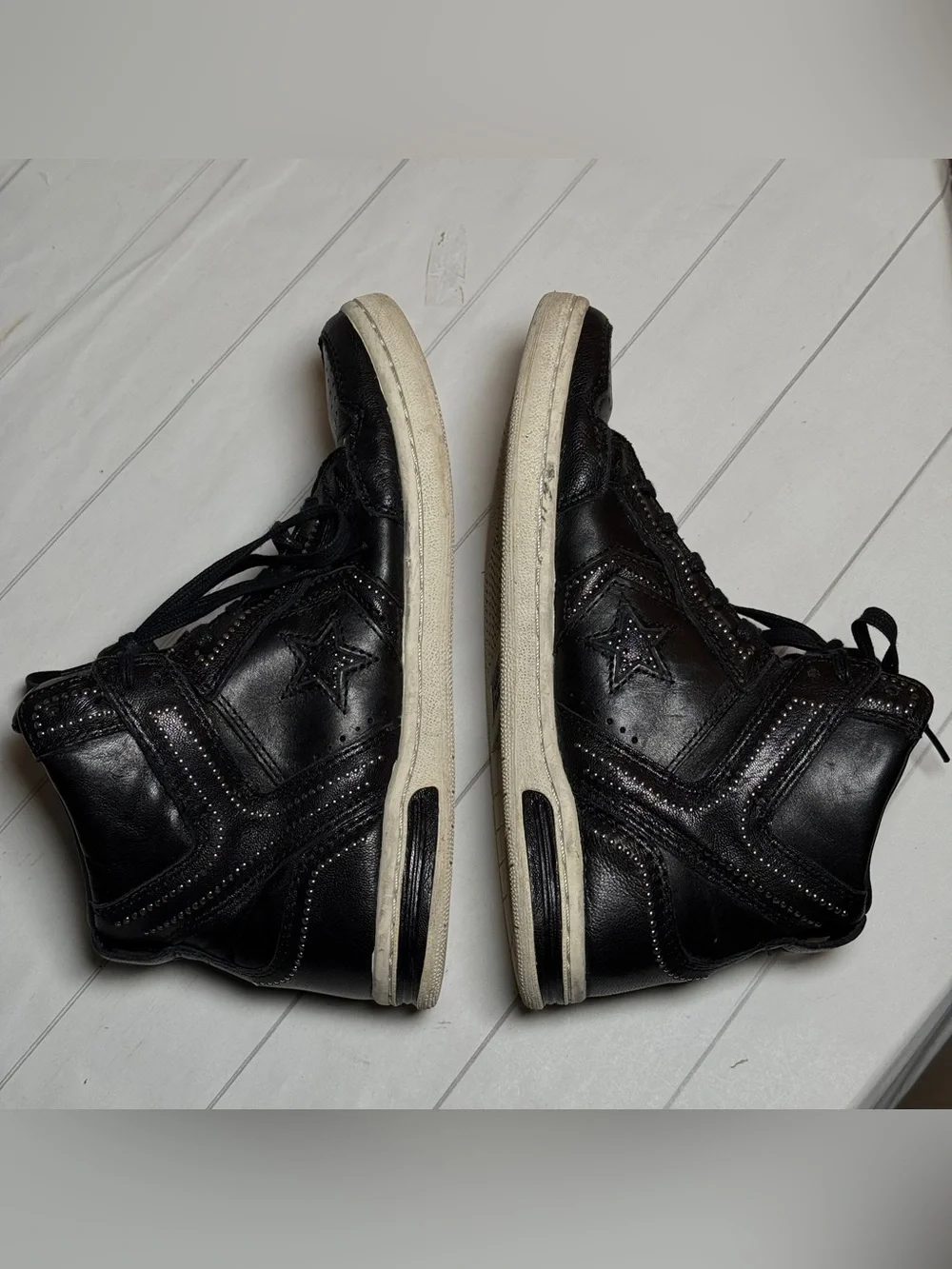 Converse x John Varvatos Weapon Mid Sneakers Studded Streetwear Unisex‎ Womens 8